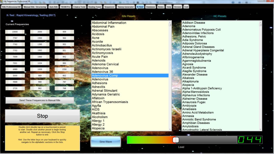 K-Test Diagnostics